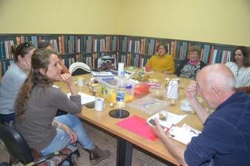Compartiendo lecturas en Telde (Foto Inma Perera)